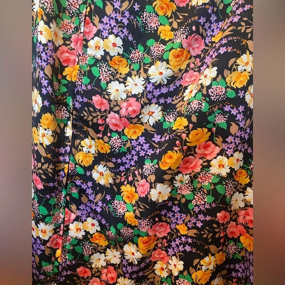 Christian Dior vintage Kaftan Maxi Dress loungewear Womens Neiman Marcus medium - Picture 2 of 9